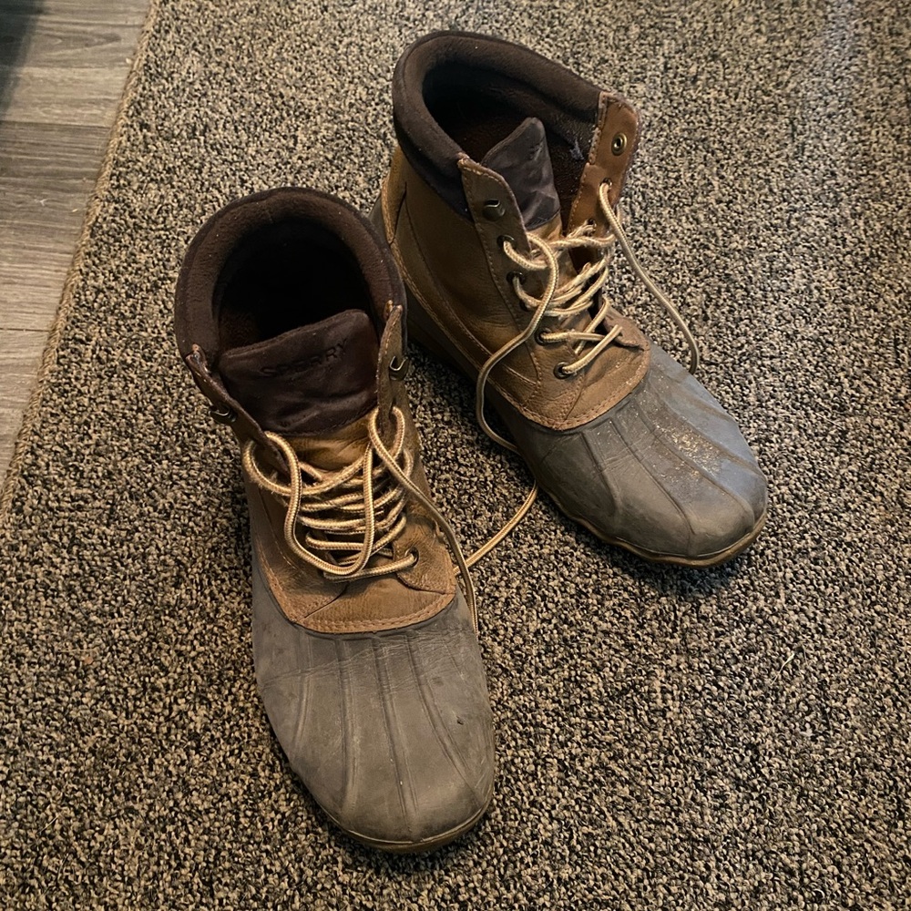 Sperry Top-Siders Avenue Rubber Upper Lace Up Duck Boot